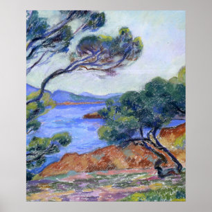Agay, Landschaftsgemälde von Armand Guillaumin Poster