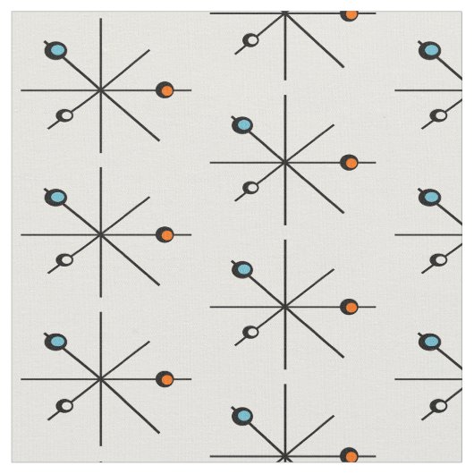 Age Age CUSTOM HINTERGRUNDFARBE Orbit Print Stoff (Nahaufnahme)