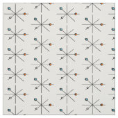 Age Age CUSTOM HINTERGRUNDFARBE Orbit Print Stoff (Muster)