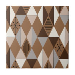 Age Art Diamonds Coffee Brown Fliese