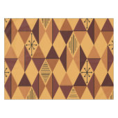 Age Art Diamonds Ochre Maroon Tischdecke (Vorderseite (Horizontal))