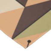 Age Art Diamonds Orange Brown Green Tischdecke (Schrägansicht)