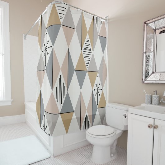 Age Art Diamonds Silver Gold Duschvorhang (Beispiel)