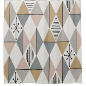 Age Art Diamonds Silver Gold Duschvorhang (Vorderseite)