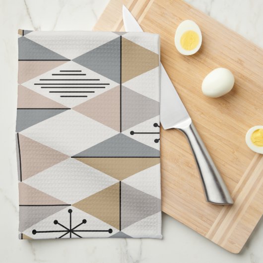 Age Art Diamonds Silver Gold Geschirrtuch (Viertel Falte)