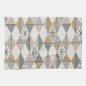 Age Art Diamonds Silver Gold Geschirrtuch (Horizontal)