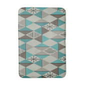 Age Art Diamonds Türkis Gray Badematte (Vorderseite Vertikal)