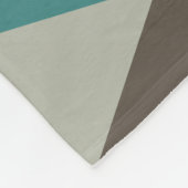 Age Art Diamonds Türkis Gray Fleecedecke (Ecke)