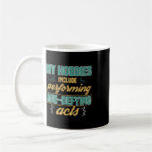 Age Defying Acts Funny Old Retirement Grandparents Kaffeetasse (Links)