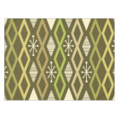 Age Diamond Columns Olive Green Tischdecke (Vorderseite (Horizontal))