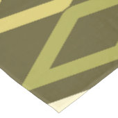 Age Diamond Columns Olive Green Tischdecke (Schrägansicht)