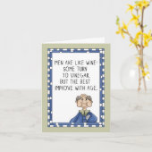 Age Improved Birthday Karte (Gelbe Blume)