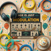 Age Is Just Another Modulation! 🎛️🎂 Postkarte