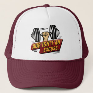 Age ist kein Sprichwort für die Fitness-Gym-Motiva Truckerkappe