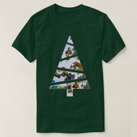 Age of Empires Weihnachtsbaum T-Shirt (Design vorne)
