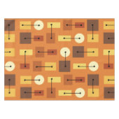 Age Simple Shapes Orange Tischdecke (Vorderseite (Horizontal))