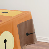 Age Simple Shapes Orange Tischdecke (Beispiel)