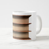 Aged Brass Patina Shelving Jumbo-Tasse (Vorderseite Rechts)