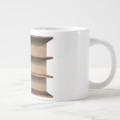 Aged Brass Patina Shelving Jumbo-Tasse (Rechts)