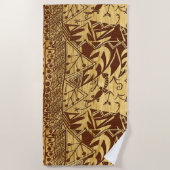 "Aged Earth Leinwand" Strandtuch (Vorderseite)