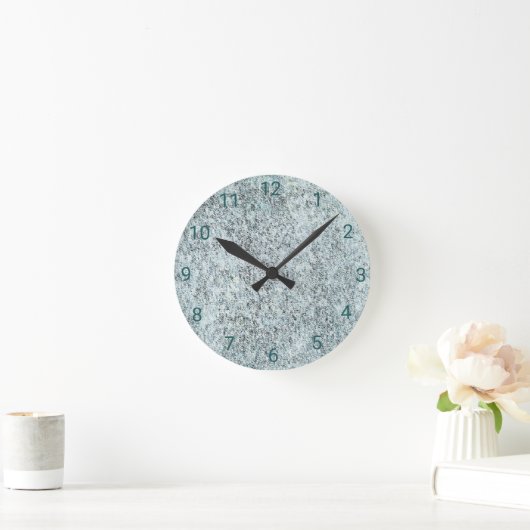 Aged Granite Runde Wanduhr (Zuhause)