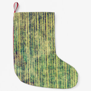 Aged grunge texture. With different color patterns Kleiner Weihnachtsstrumpf