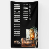 Aged To Perfection Birthday Party Banner (Vertikal)