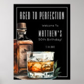 Aged To Perfection Birthday Party Poster (Vorne)