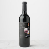 Aged To Perfection Birthday Wine Weinetikett (Vorderseite)