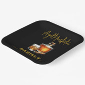 Aged to Perfection Cigar Whiskey 60th Birthday Pappteller (Gewinkelt)