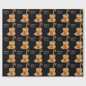 Aged To Perfection Men’s Birthday Party Geschenkpapier (Flach)