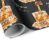 Aged To Perfection Men’s Birthday Party Geschenkpapier (Rolleneckpunkt)
