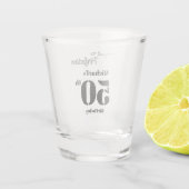 Aged to Perfection Men's 50th Birthday Schnapsglas (Rückseite)