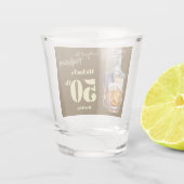 Aged to Perfection Men's 50th Whiskey Birthday Schnapsglas (Rückseite)