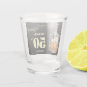 Aged to Perfection Men's 50th Whiskey Birthday Schnapsglas (Rückseite)
