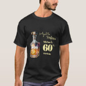 Aged to Perfection Men's 60th Whiskey Birthday  T-Shirt (Vorderseite)
