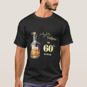 Aged to Perfection Men's 60th Whiskey Birthday T-Shirt (Vorderseite)