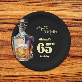 Aged to Perfection Men's 65th Whiskey Birthday  Pappteller
