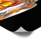 Aged to Perfection Men's 65th Whiskey Birthday Poster (Ecke)