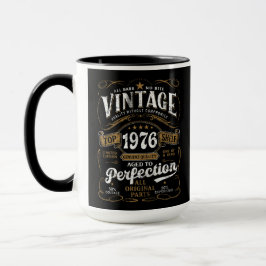Aged To Perfection Vintage 1976 Birthday 50th   Tasse