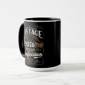 Aged To Perfection Vintage 1976 Birthday 50th   Tasse (Vorderseite Links)