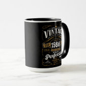 Aged To Perfection Vintage 1986 Birthday 40th   Tasse (VorderseiteRechts)