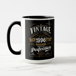 Aged To Perfection Vintage 1996 Birthday 30th Bday Tasse