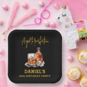 Aged to Perfection Whiskey 60th Birthday Pappteller (Party)