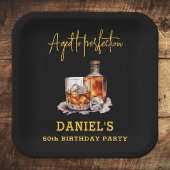 Aged to Perfection Whiskey 60th Birthday Pappteller