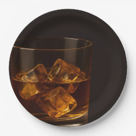 Aged to Perfection Whisky Birthday Celebration Pappteller