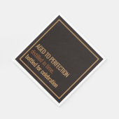 Aged to Perfection | Whisky Birthday Serviette (Ecke)