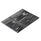 Aged Wood Grain Minimalist - Personalizable Notizblock (Linke Seite)