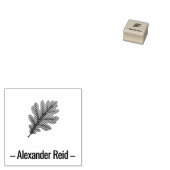 Agelos zur Perfektion | Whisky-Eichenblatt-Stempel Gummistempel (Stempel)