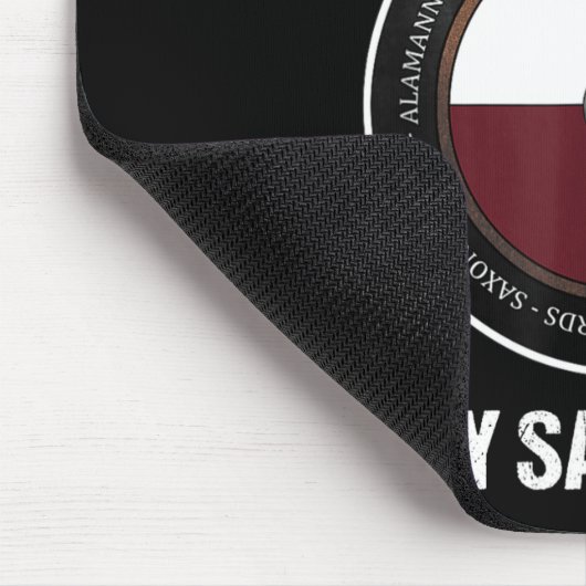 Agema Apparel Uni-adults Medieval History , Black, Mousepad (Ecke)